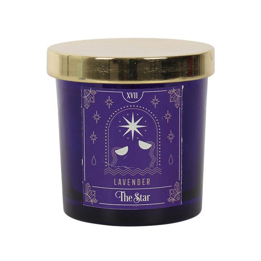 The Star Lavender Tarot Candle - Scents & Gifts UK