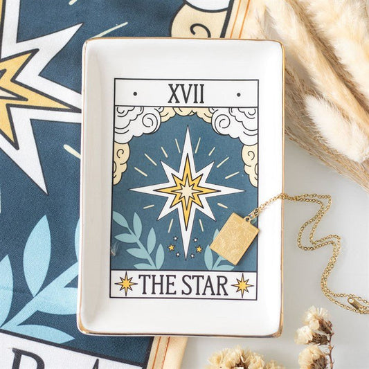 The Star Vintage Tarot Trinket Dish - Scents & Gifts UK
