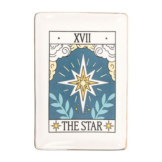 The Star Vintage Tarot Trinket Dish - Scents & Gifts UK