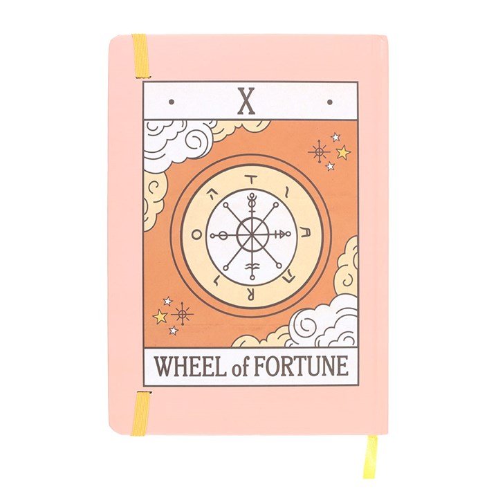 The Wheel of Fortune Vintage Tarot A5 Notebook - Scents & Gifts UK