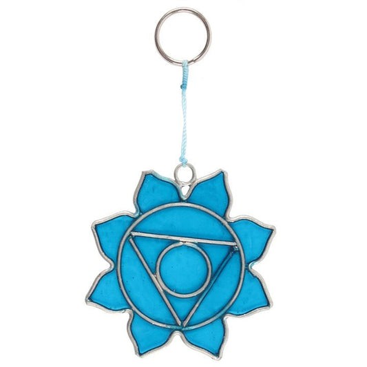Throat Chakra Symbol Mini Suncatcher - Scents & Gifts UK