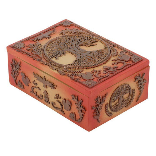 Tree of Life Resin Storage Box - Scents & Gifts UK