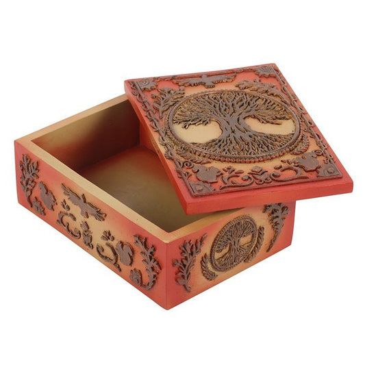 Tree of Life Resin Storage Box - Scents & Gifts UK