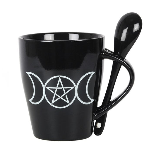 Triple Moon Mug and Spoon Set - Scents & Gifts UK