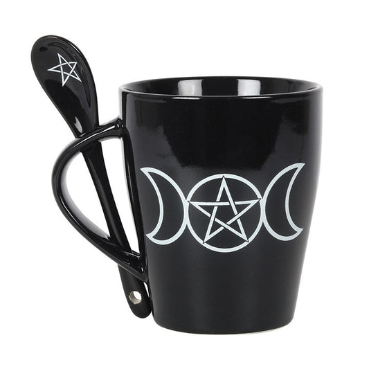 Triple Moon Mug and Spoon Set - Scents & Gifts UK
