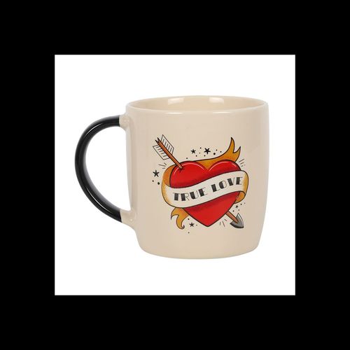True Love Tattoo Heart Mug - Scents & Gifts UK