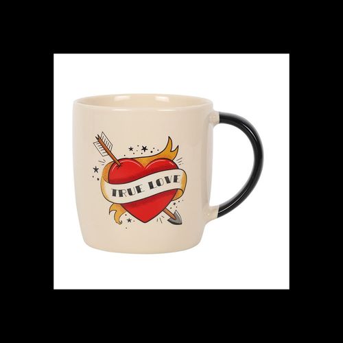 True Love Tattoo Heart Mug - Scents & Gifts UK