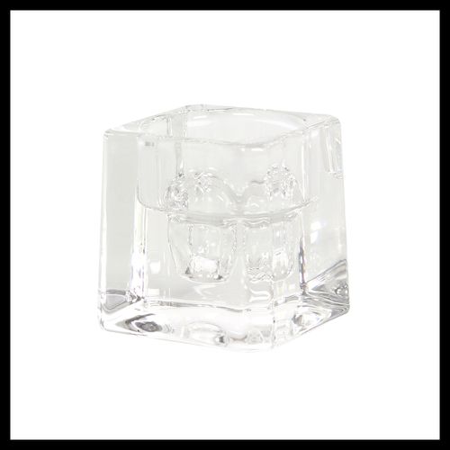 Cube Glass Candle Holder