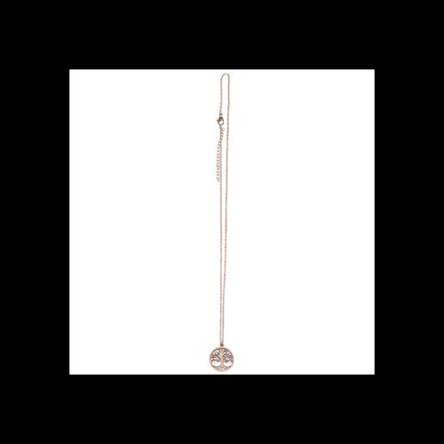 Rose Gold Friends Tree of Life Necklace Card