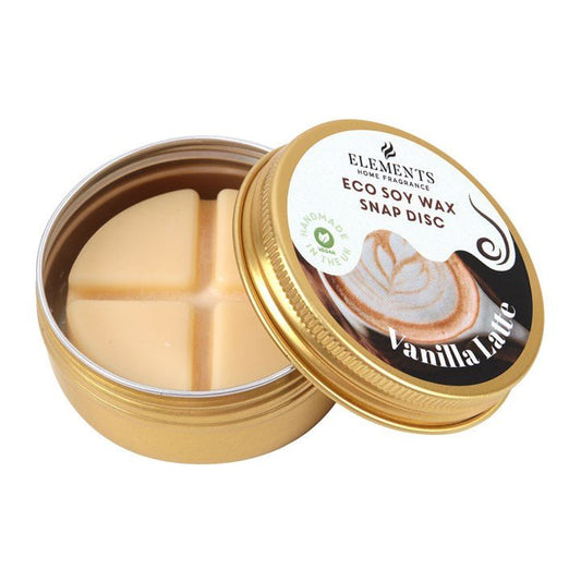 Vanilla Latte Soy Wax Snap Disc - Scents & Gifts UK