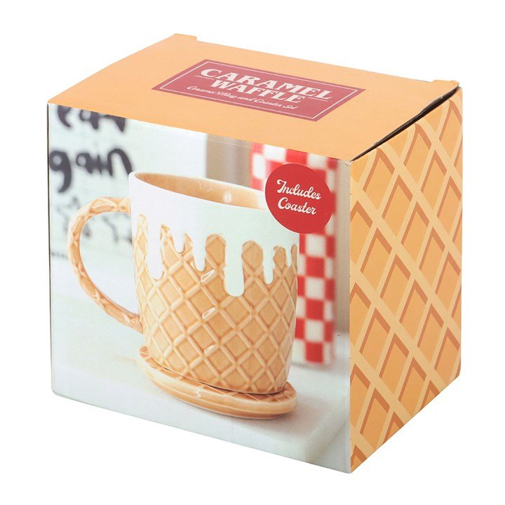 Waffle Mug and Coaster Set - Scents & Gifts UK