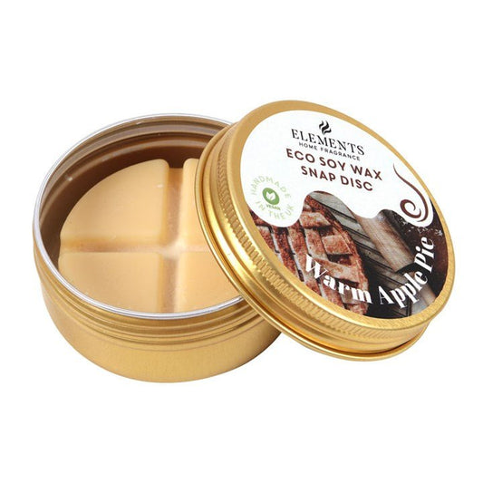 Warm Apple Pie Soy Wax Snap Disc - Scents & Gifts UK