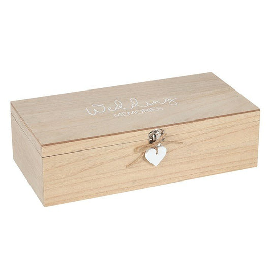 Wedding Memories Hinged Memento Box - Scents & Gifts UK