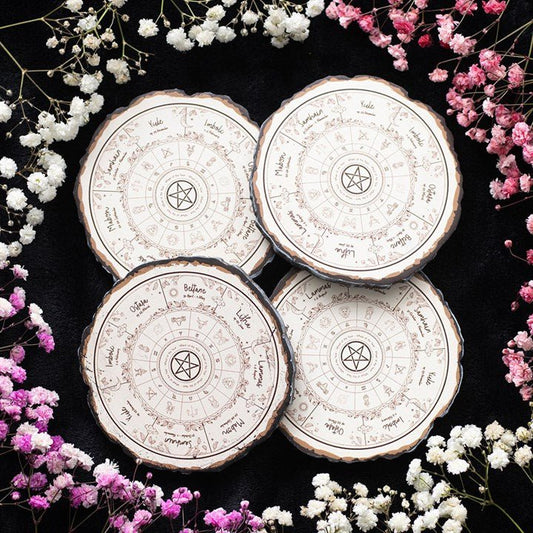 Wheel of the Year Coaster Set - Scents & Gifts UK