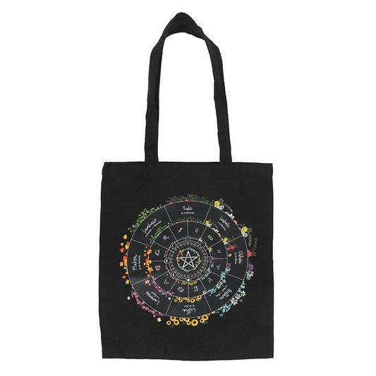 Wheel of the Year Polycotton Tote Bag - Scents & Gifts UK