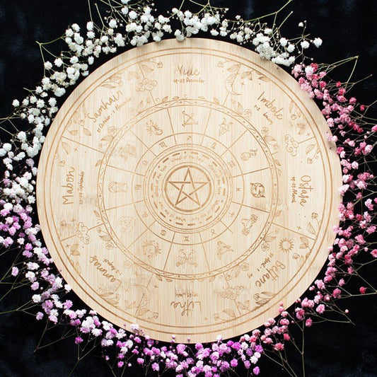 Wheel of the Year Serving Board - Scents & Gifts UK