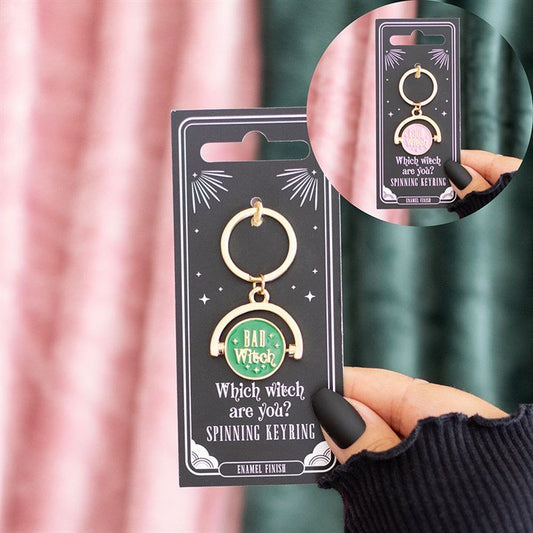 Which Witch Are You Spinning Keyring - Scents & Gifts UK