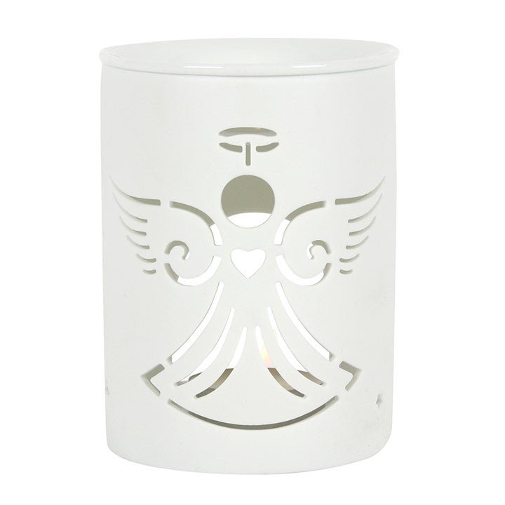 White Angel Cut Out Oil Burner - Scents & Gifts UK