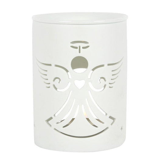 White Angel Cut Out Oil Burner - Scents & Gifts UK