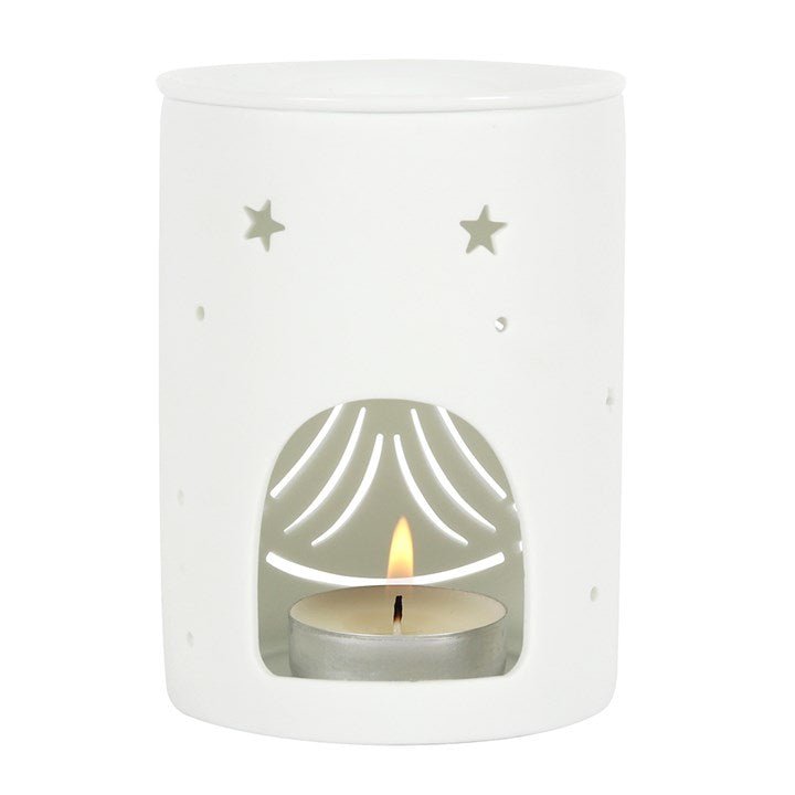 White Angel Cut Out Oil Burner - Scents & Gifts UK