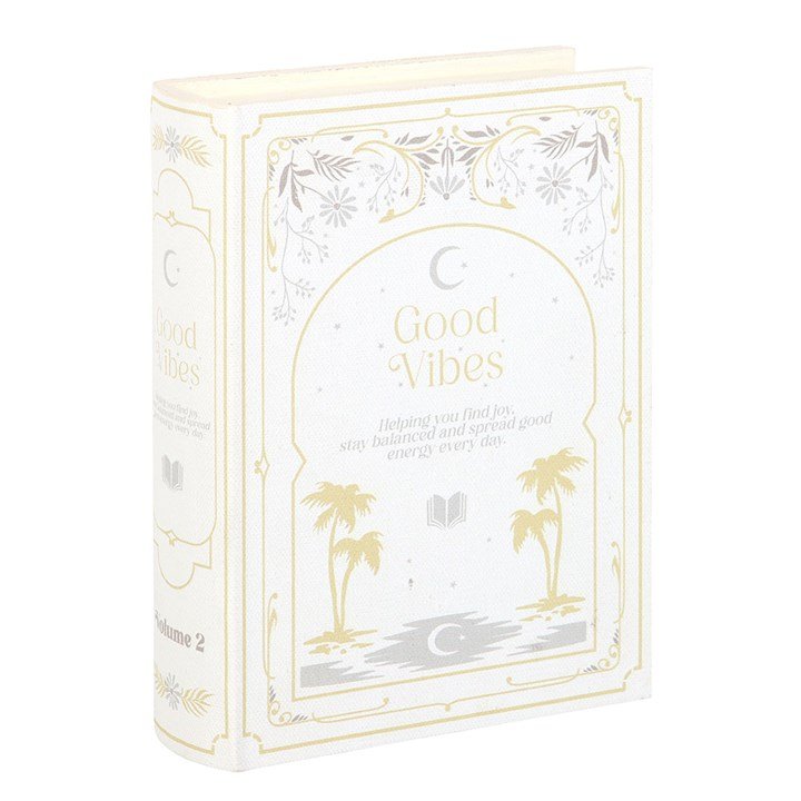 White Book Shaped Storage Box - Scents & Gifts UK