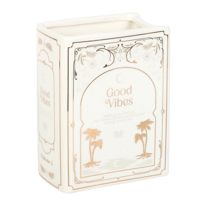 White Book Shaped Vase - Scents & Gifts UK