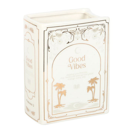 White Book Shaped Vase - Scents & Gifts UK