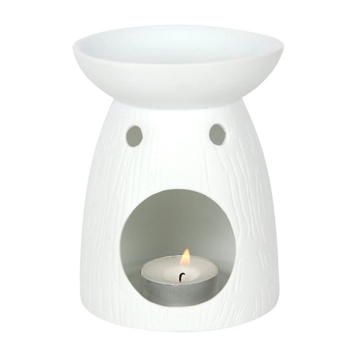 White Ceramic Tree of Life Oil Burner - Scents & Gifts UK
