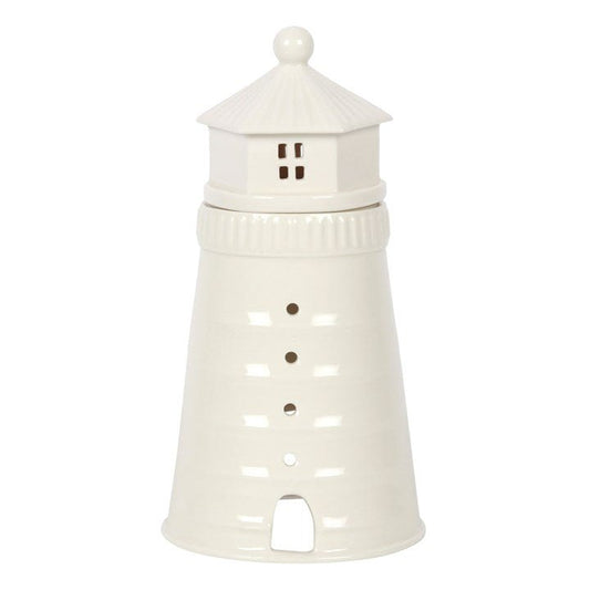 White Lighthouse Oil Burner - Scents & Gifts UK