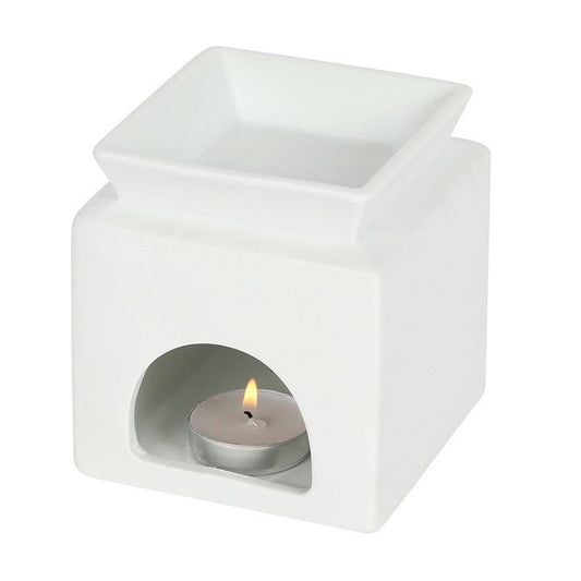 White Love Cut Out Oil Burner - Scents & Gifts UK