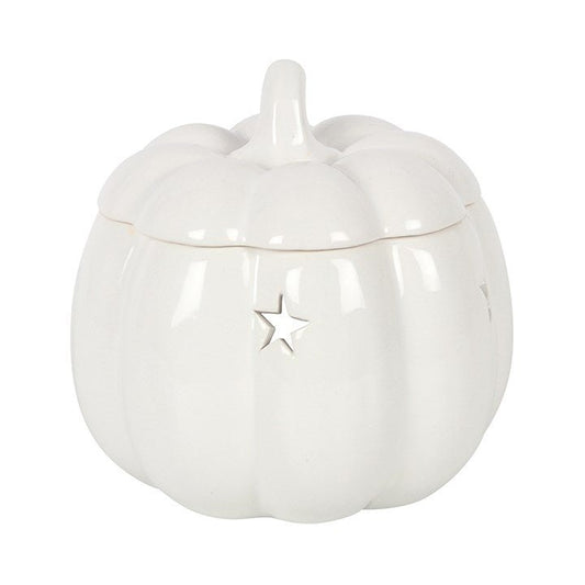 White Pumpkin Oil Burner - Scents & Gifts UK