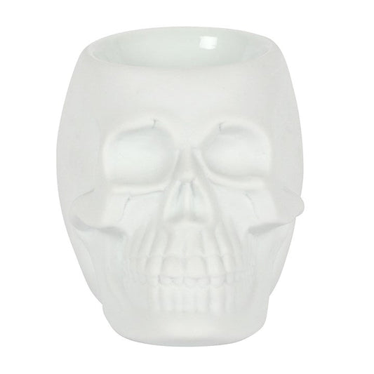 White Skull Oil Burner - Scents & Gifts UK
