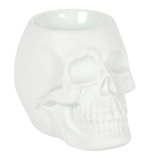 White Skull Oil Burner - Scents & Gifts UK