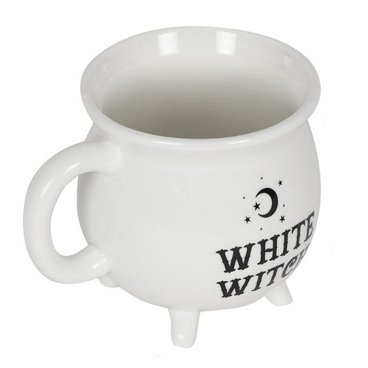 White Witch Cauldron Mug - Scents & Gifts UK