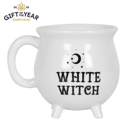 White Witch Cauldron Mug - Scents & Gifts UK