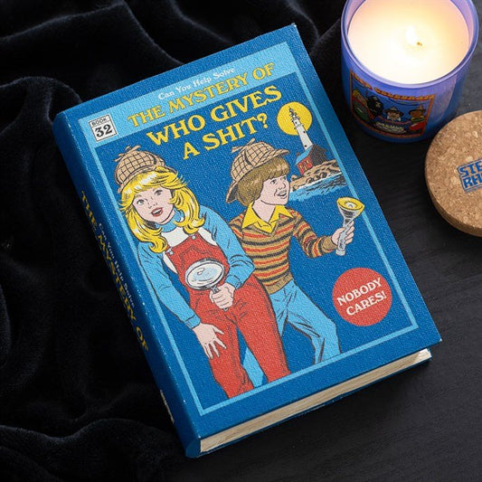 Who Gives a Shit Book Shaped Storage Box by Steven Rhodes - Scents & Gifts UK
