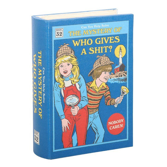 Who Gives a Shit Book Shaped Storage Box by Steven Rhodes - Scents & Gifts UK