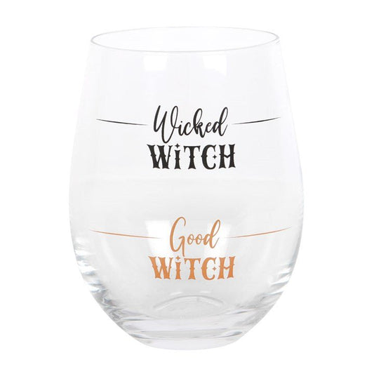 Wicked Witch Stemless Wine Glass - Scents & Gifts UK