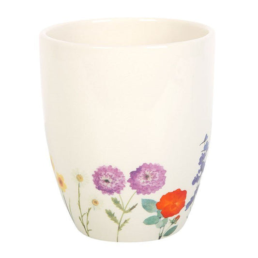 Wildflower Ceramic Plant Pot - Scents & Gifts UK