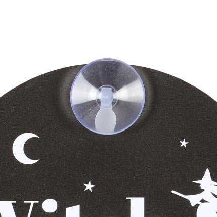 Witch at the Wheel Window Sign - Scents & Gifts UK
