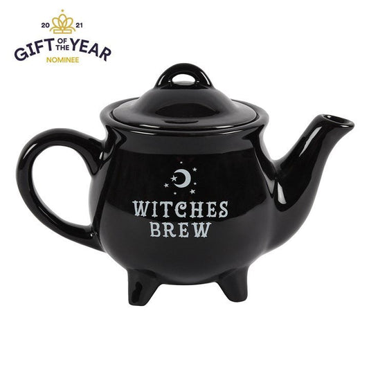 Witches Brew Black Ceramic Tea Pot - Scents & Gifts UK