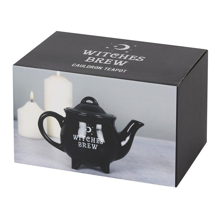 Witches Brew Black Ceramic Tea Pot - Scents & Gifts UK