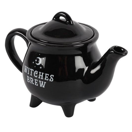 Witches Brew Black Ceramic Tea Pot - Scents & Gifts UK