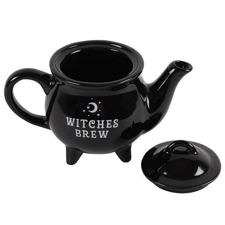 Witches Brew Black Ceramic Tea Pot - Scents & Gifts UK