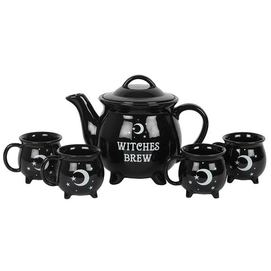 Witches Brew Ceramic Cauldron Tea Set - Scents & Gifts UK