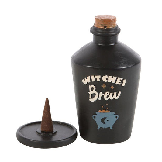 Witches Brew Potion Bottle Incense Cone Burner - Scents & Gifts UK