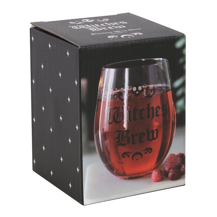 Witches Brew Stemless Wine Glass - Scents & Gifts UK