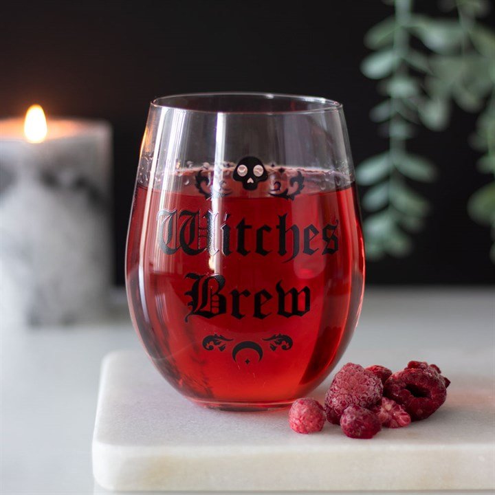 Witches Brew Stemless Wine Glass - Scents & Gifts UK