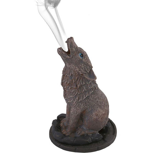 Wolf Incense Cone Holder by Lisa Parker - Scents & Gifts UK