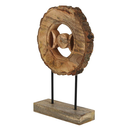 Wooden Triple Moon Ornament - Scents & Gifts UK